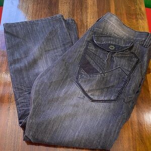 F.U.A.I. By Focus USA Inc Classic Charcoal Straight Jeans